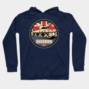 British M4 Sherman Tank Hoodie